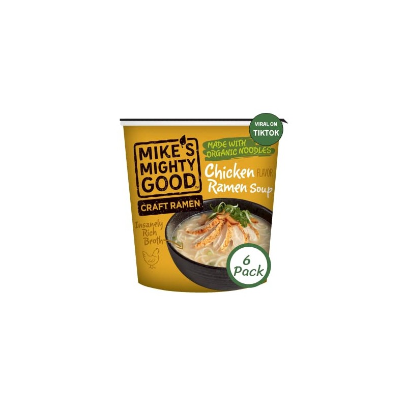 Mike's Mighty Good Craft Ramen, Chicken Ramen Soup, 1.6 Oz
