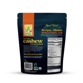 Fair Trade Organic Raw Whole Cashews (1.5 lb)