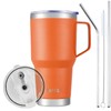 SUNTQ 30 oz 850 ml Tumbler with Handle - Reusable