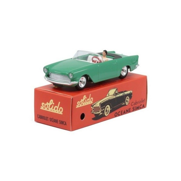 - Collection Miniature car 1/43 Solido Compatible with Simca Oceane