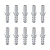 uxcell 10x50mm Plastic Expansion Tube Bolts Column Frame Fixings Gray