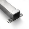 Square Pipe Clamp JruiZhp10 Pcs Square Oblong Pipe Clamp,Stainless Steel