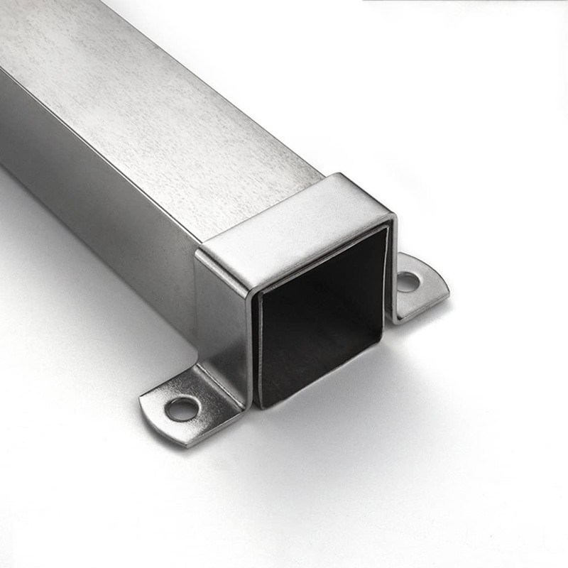Square Pipe Clamp JruiZhp10 Pcs Square Oblong Pipe Clamp,Stainless Steel