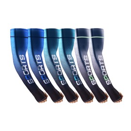 Bacophy UV Protection Cooling Arm Sleeves - 6 Pairs