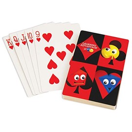 Learning Advantage 7658 Giant Playing Cards, Grade: Kindergarten