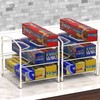 Simple Houseware Kitchen Box Organizer Wrap Rack Foil Holder, White,