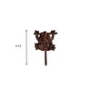 FantasHome Wall Mounted Cast Iron Home Decor Single Hook with