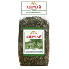 AzerCay Green Tea 200gr Азерчай Зелёный Крупнолистовой NO GMO Azerbaijan