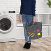 Clorox Flexible Laundry Basket - Plastic Hamper for Clothes, Bedroom,