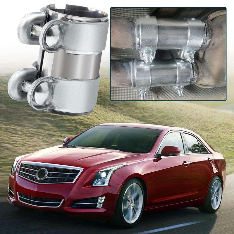 ALI2 125mm x 55mm Exhaust Pipe Hose Clamps Stainless Steel