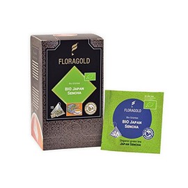 Organic Green Tea "Japan Sencha" Floragold Pyramid Tea Bag 1 Pack