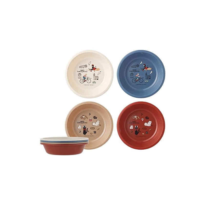 Skater P6P-A Bowl, Set of 4, Plastic, 6.1 inches (15.5
