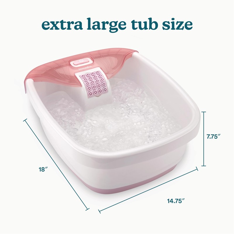Homedics Bubble Bliss® Deluxe Footbath Gift Set – Heated Foot