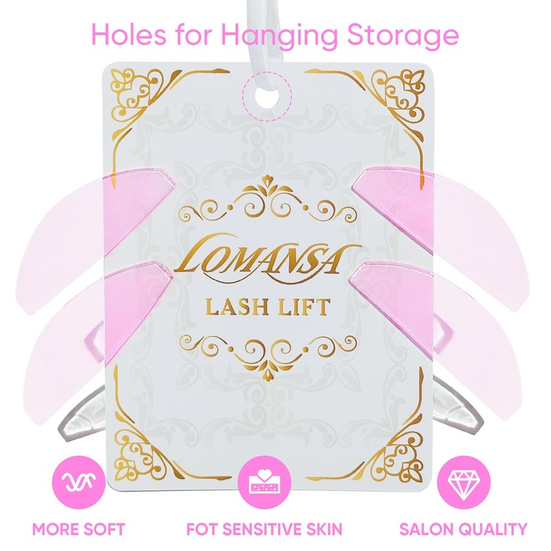 Lomansa Eyelash Lifting Pads, Lash Lifting Pads, Only for Perming