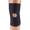 OTC Knee Support, Open Patella, Neoprene, Black, Large