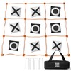 MALLMALL6 Giant Tic Tac Toe Game Summer Outdoor, 4Ft X