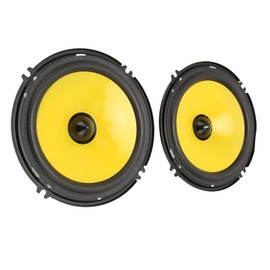 Dilwe 2pcs Car Speakers, 6 Inch 600 Watt 2 Way 4 Ohm Coaxial Car Door Speakers, Professional Speakers Car Stereo Coaxial Speakers System for Vehicle Truck