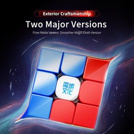 Bucubke Moyu WeiLong WRM V10 20 Magnetic MagLev Ball-Core UV 3x3 2024 Stickerless Magic Cube WeiLong V10 20 Magnetic Floating Ball Core UV Puzzle Magic WeiLong V10 20 Ball Core UV Cube