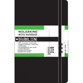 Moleskine City Notebook Dublin Pocket Hard Cover Black