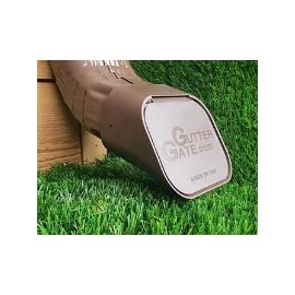 GutterGate Type-A Gutter Downspout Extension (3"x4", Brown)