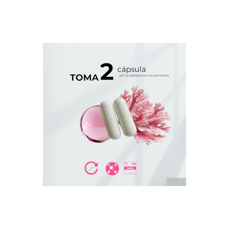 BIOSUPLE | Calcio de Coral con Magnesio y Vitaminas A,