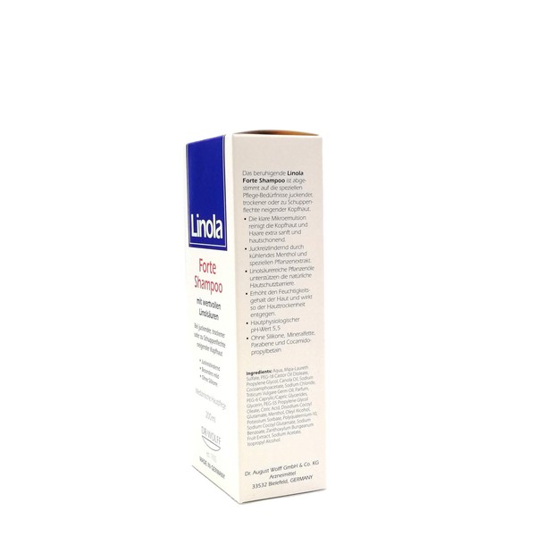 Linola Forte Shampoo 200 ml [Bath Product] by Dr. August Wolff GmbH & Co.KG Arzneimittel