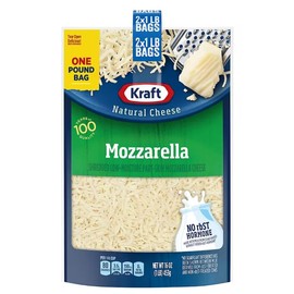 Kraft Mozzarella Shredded Cheese, 2 pk./1 lb.