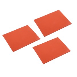 3Pcs Red Maintenance Silicone Pad Heat Insulation Silicone Mat for Laminating Machine Vacuum Separation