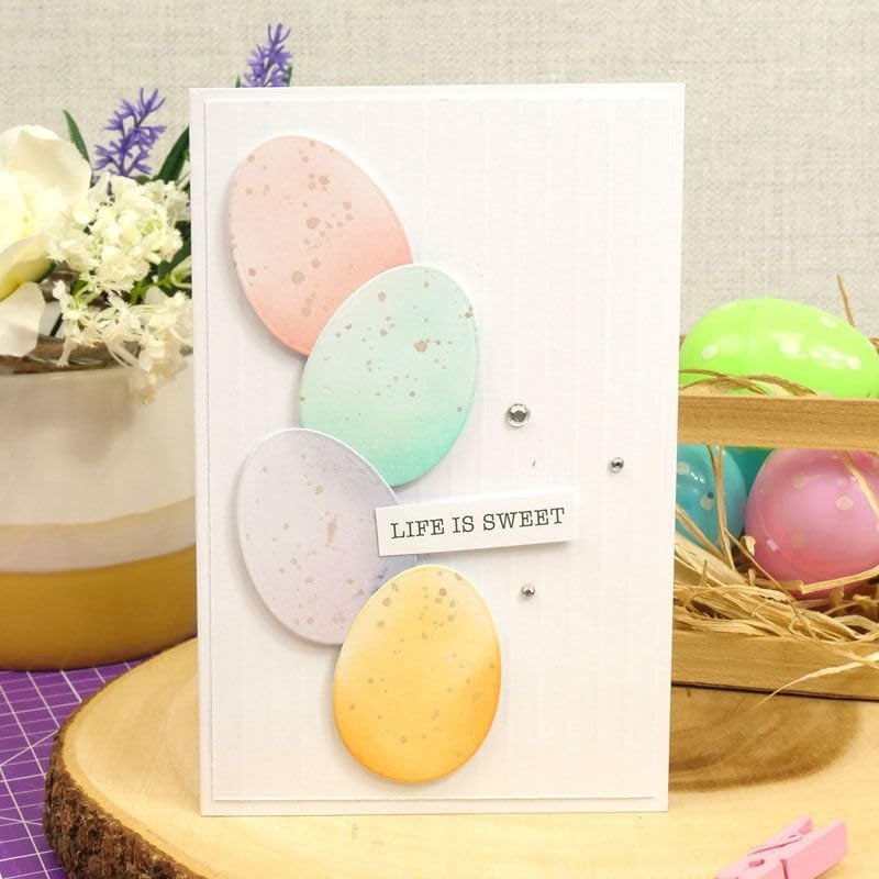 Hunkydory Moonstone - Straight Edged Nesting Eggs - Easter Craft