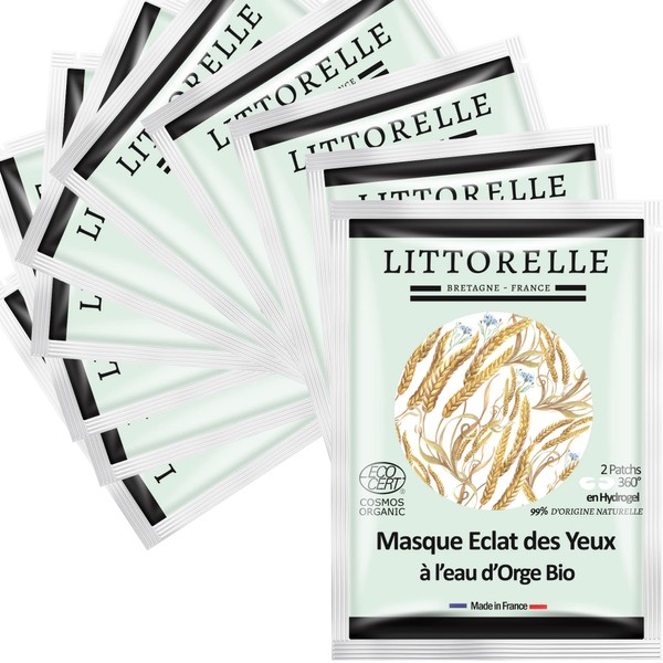 Littorelle Certified Organic Eye Mask 360° Eye Patch Pack of 10
