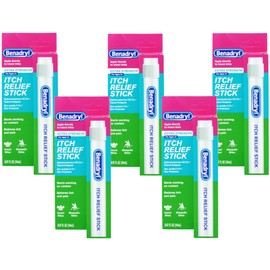 Benadryl Benadryl Itch Relief Stick, Extra Strength, 0.47 Ounce (Pack of 5)