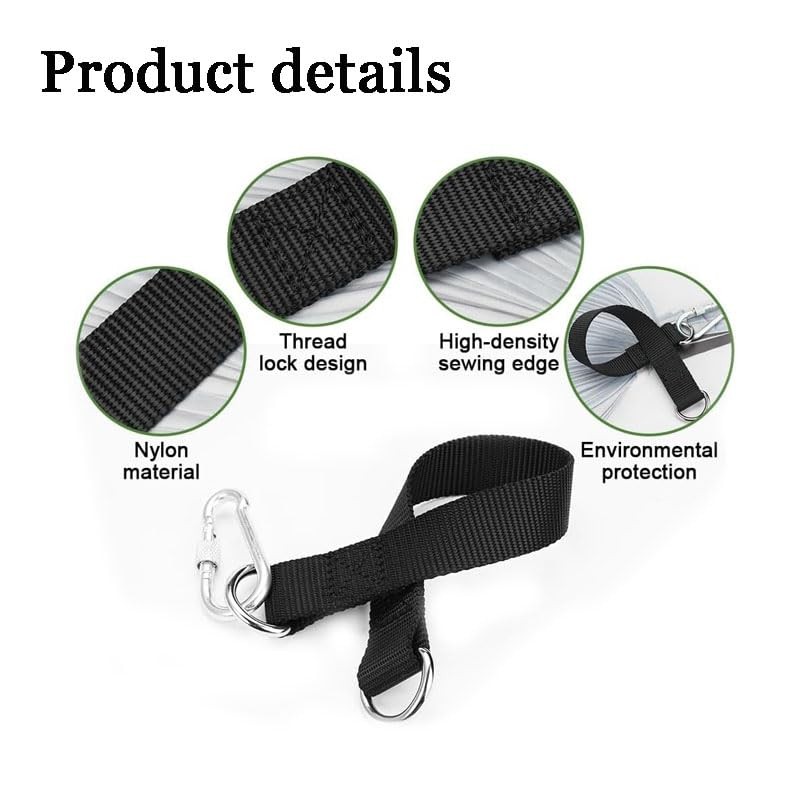 4Pcs Tree Swing Straps Hanging Kit，13inch Tree Swing Strap Hanging