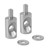 2 pcs Compatible with Framed Shower Door Hinge Pin Replacement,