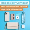Impossibly Compact Travel Flushable Wipes - 99.5% Water and Aloe