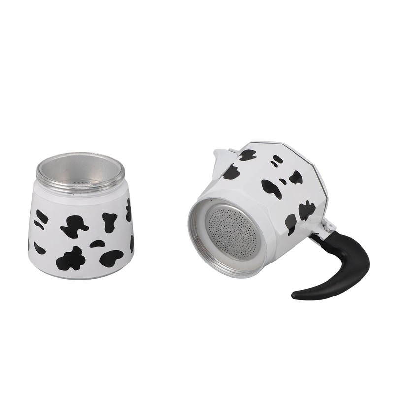 Milk Cow Color Moka Pot Aluminum Coffee Pot Coffee Maker
