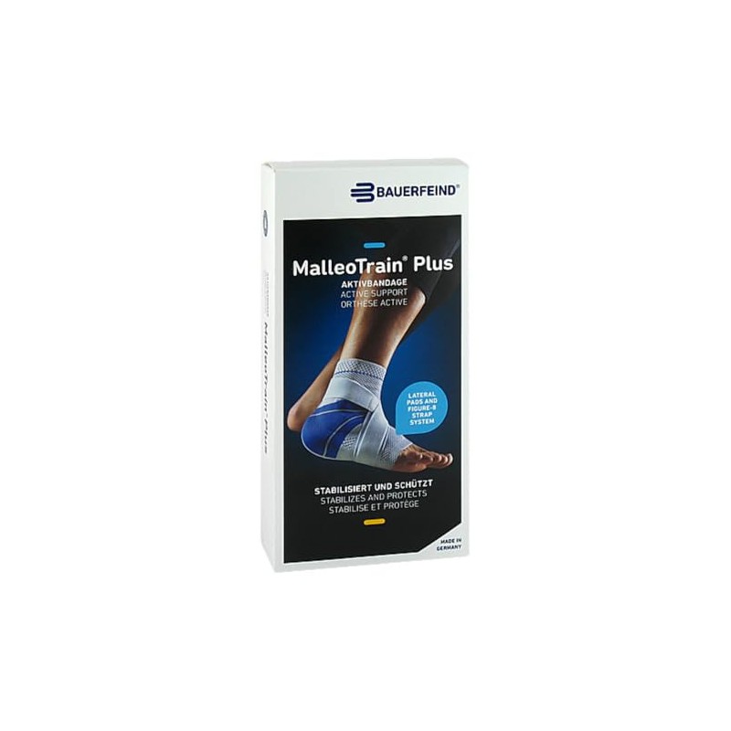 BAUERFEIND Malleotrain Plus Ankle Brace Left Size 4 Titanium Pack
