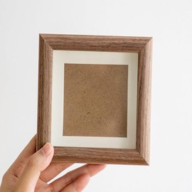 4x4 Shadow Box Picture Frame, Picture Frames Made of Solid Wood to Hang Memory Box Sports Memorabilia, Pins, Awards, Medals, Wedding, Tickets and Photos(Walnut)