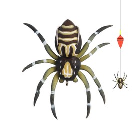 ZGGAZCA Spider Fishing Lure for Bass Weird Maker Lures Hollow Body Weedless Swamp Accessories, 2" Freshwater Bait Deals for Anglers Natural Walking Action