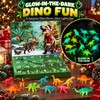 Dinosaur Christmas Countdown Calendar 2026, 24-Day Advent Calendar with 24