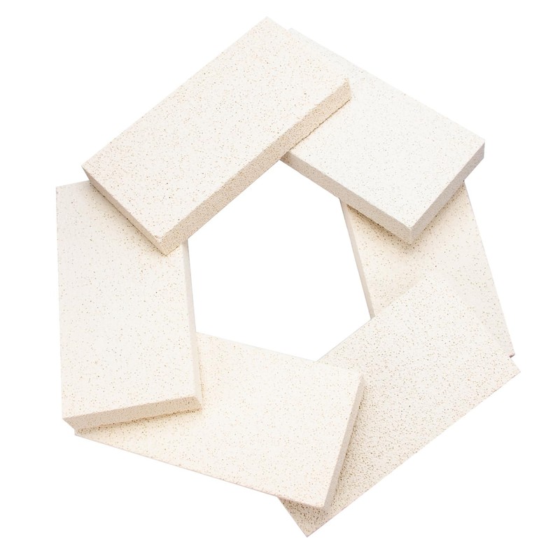 12 Pieces Insulating Fire Brick for Ovens, Kilns, Blacksmith, Fireplaces,