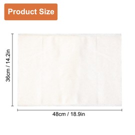 Set of 2 linen cloth baking, 48 x 36 cm, baking linen, dough, linen cloth for baking bread, made of high-quality natural cotton and linen, baking cloth, linen dough, for baguette