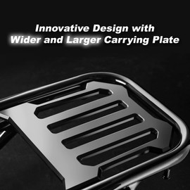 VASTMT Motorcycle Luggage Rear Rack for Rebel CMX 300 / CMX 500 2017 2018 2019 2020 2021 2022, Detachable Motorcycle Rear Rack Tail Rack Luggage Rack with Upgraded Wider Carrier Panel