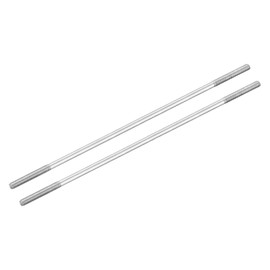 MECCANIXITY 304 Stainless Steel Threaded Tie Push Rods Servo Linkage for DIY RC Car, Boat, Car, Airplane, Helicopter Model&DIY Material, M2.5x100mm, Pack of 2