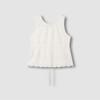 JAJU [JAJU] Girls Eyelet Sleeveless Blouse_Ivory