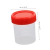 Ipetboom 30 pcs Leak Cups with Screw Caps for Urine