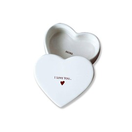 Mother's Day Gift, Mom Gift, Gift for Her - I Love You More - Heart Keepsake Box