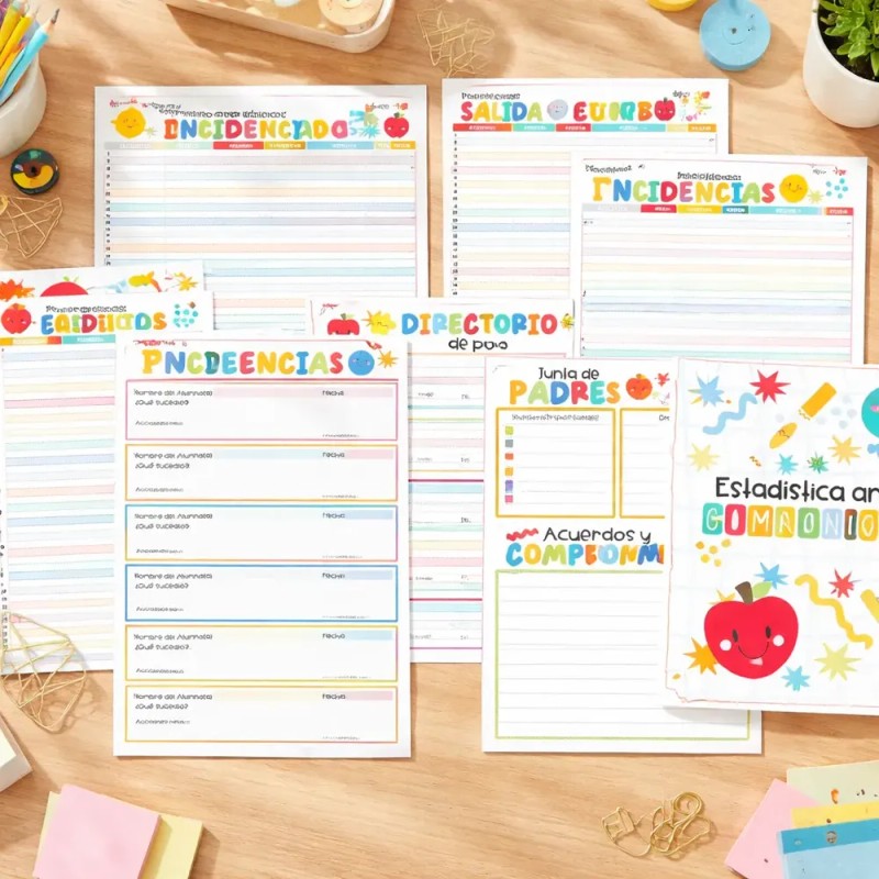 Agenda Premium Happy Docente 2026-2027 (medio Oficio)