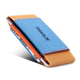 VBAX Minimalist Slim Elastic Wallet - Small Front Pocket Credit Card Holder for Men & Women Holds Up to 12 Card & Cash