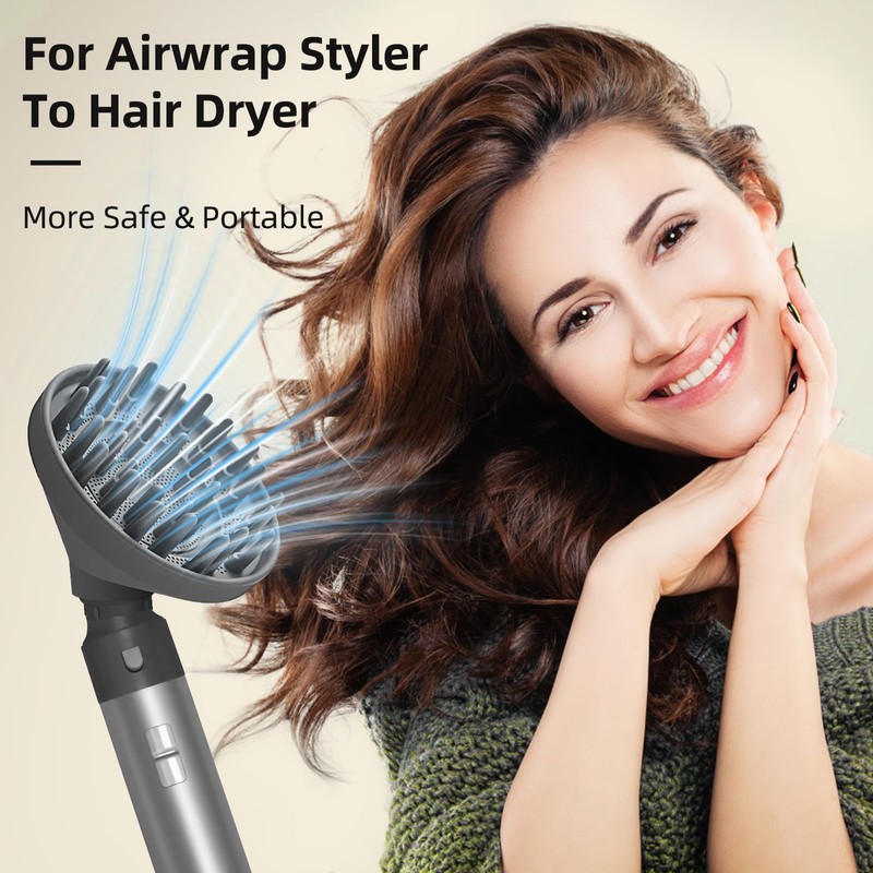 Diffusordüse für Dyson Airwrap Aufsätze, Upgrade Diffusor Attachment für Dyson