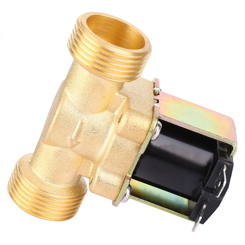 G3/4 Inches Normally Closed Brass Electric Solenoid Valve Male Thread